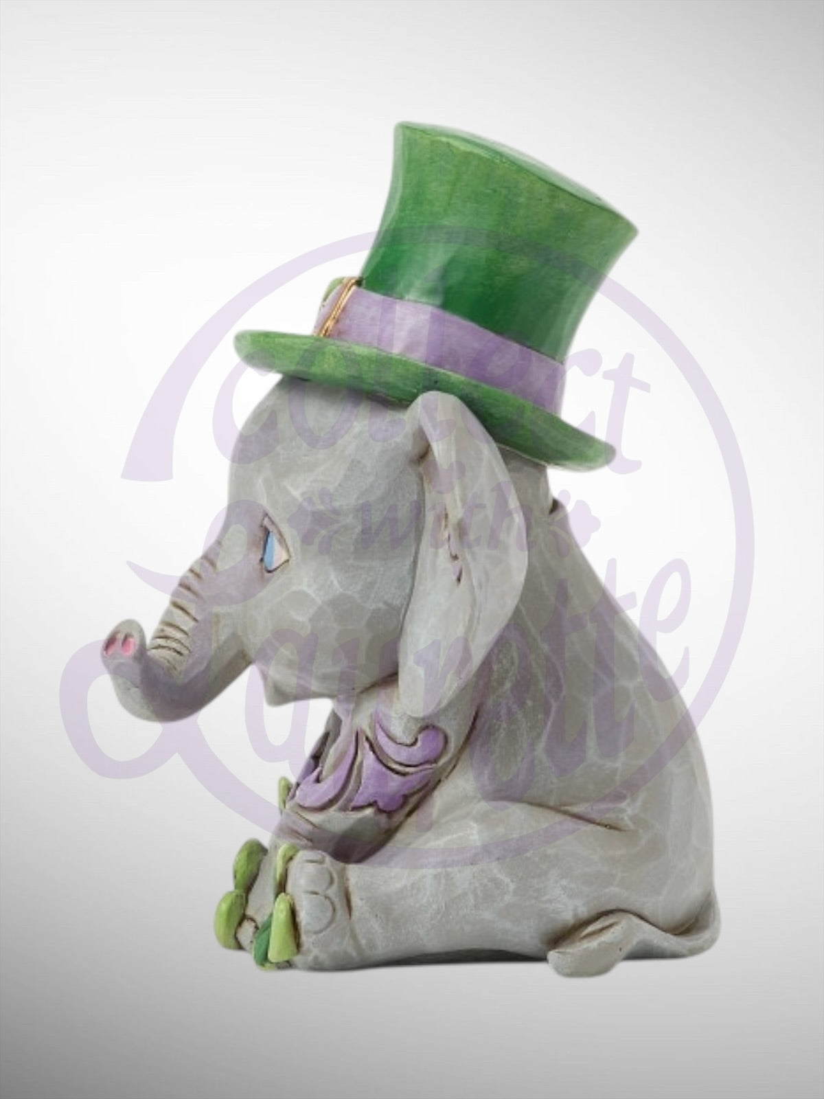 Jim Shore Heartwood Creek - Trunk of Luck Elephant St. Patrick's Day Figurine